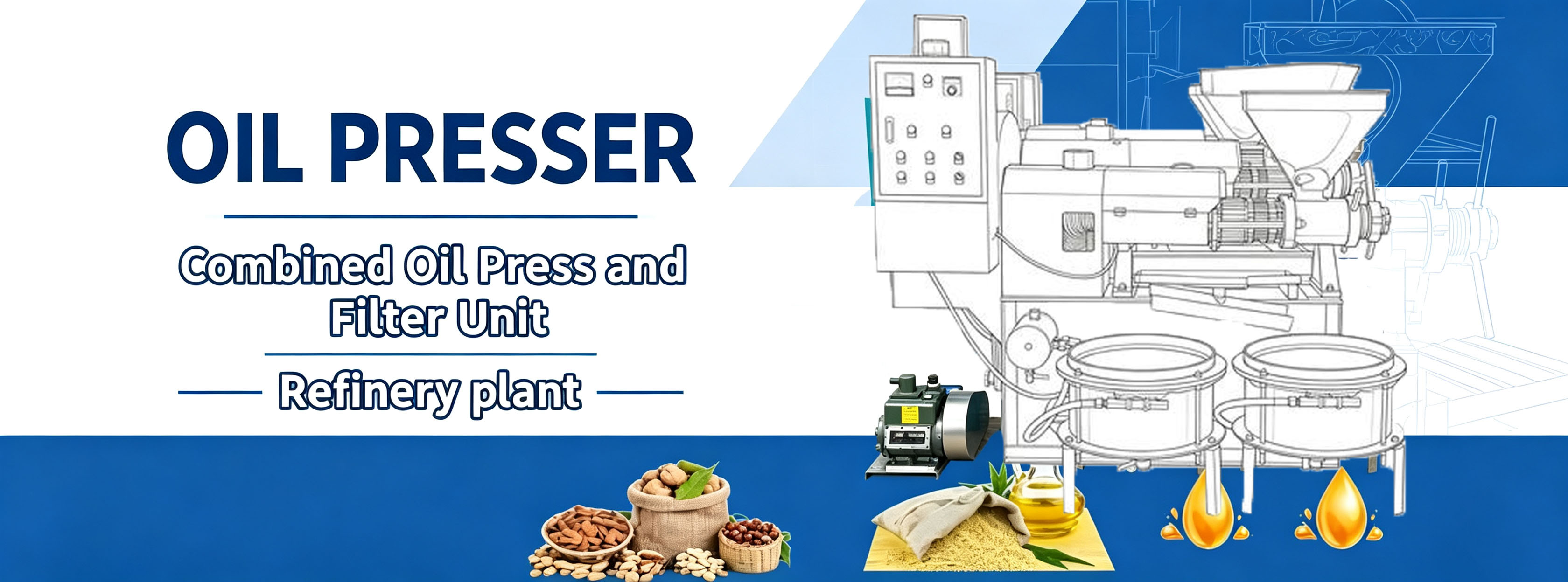 Spiral oil press machine